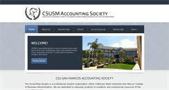 Desktop Screenshot of csusmaccountingsociety.com